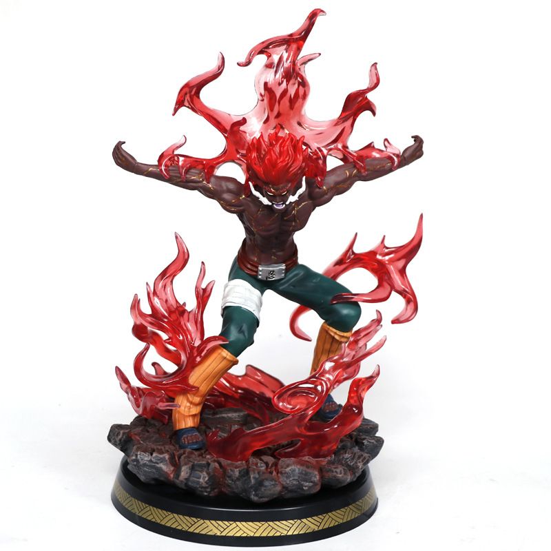 A fun and exciting "Naruto" GK Eight Gates Dunga - Matt Kai and Night Kai II Illuminated Statue Model