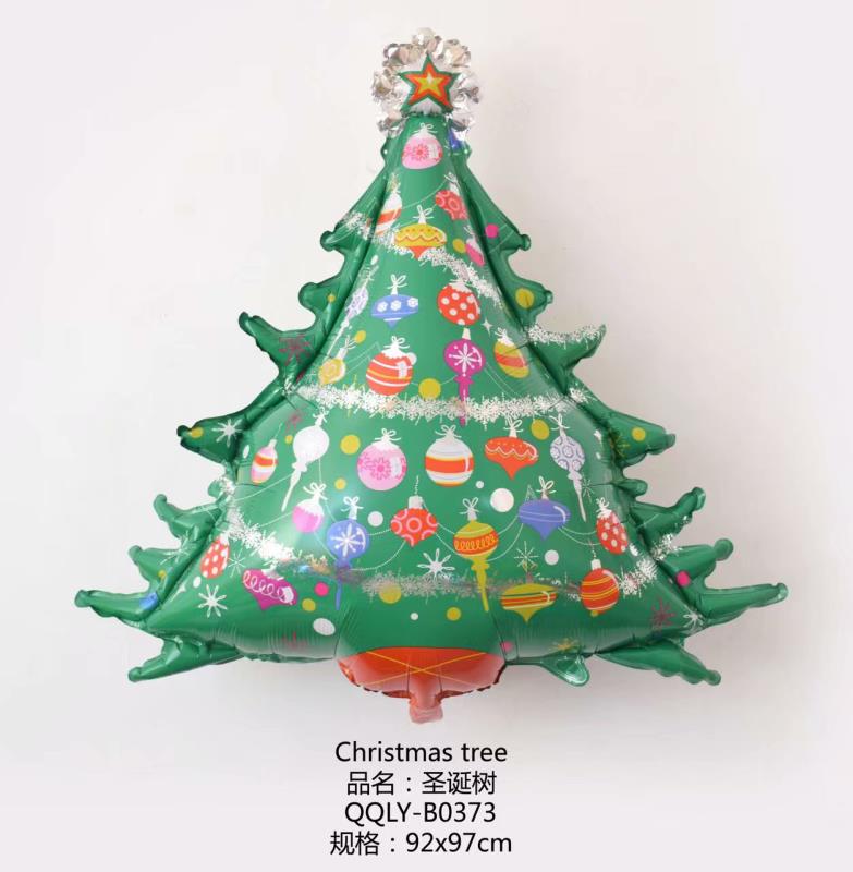 Christmas Tree Aluminum Film Balloon Party Supplies Manufacturers Wholesale