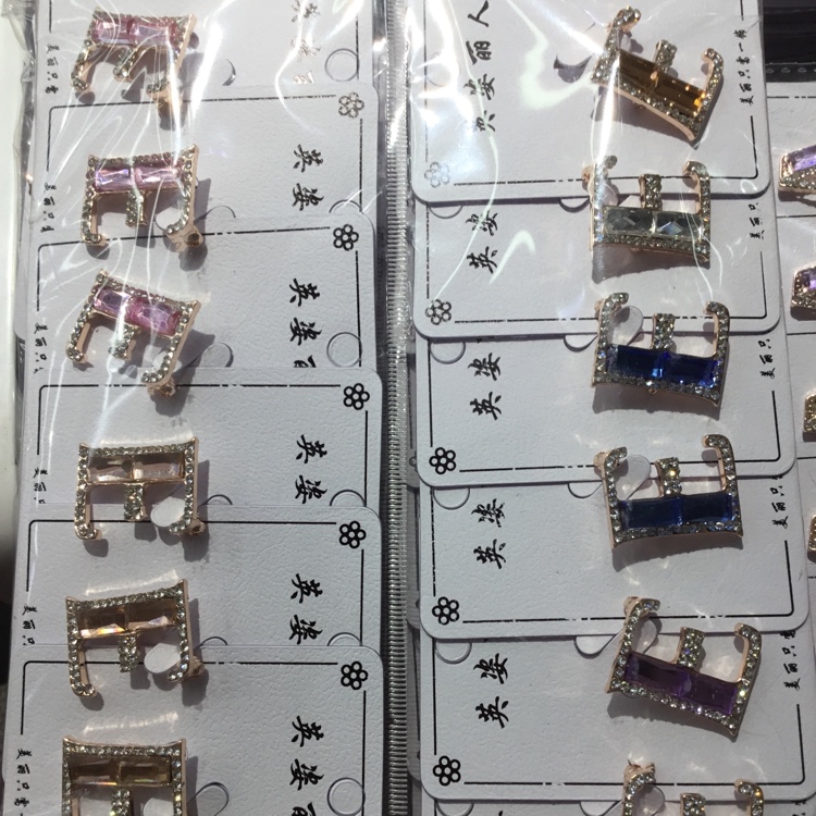 Alloy Korean Rhinestone Letter Brooch E Silk Scarf Buckle English Accessories Clothes Decoration