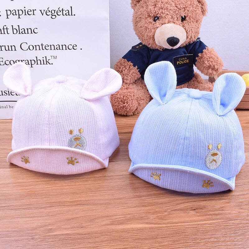 义乌好货 宝宝帽子6-12个月春秋薄夏季儿童男女宝遮阳翻檐棒球帽详情图2