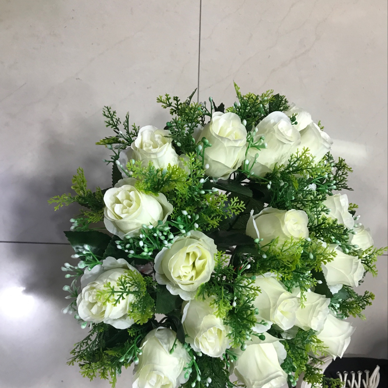 云兰厂家直销仿真植物仿真花束客厅装饰干花高档插花拍照道具18头尖嘴蕾yl2022-18