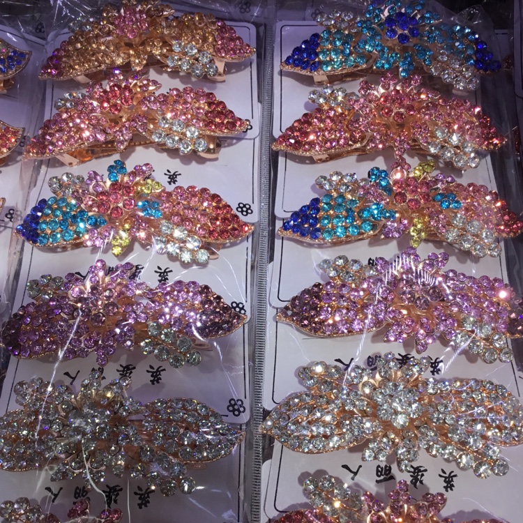 Large hair clip Flower spring clip women's hair clip Korean headdress rhinocera adult top clip Mom back hair thumbnail