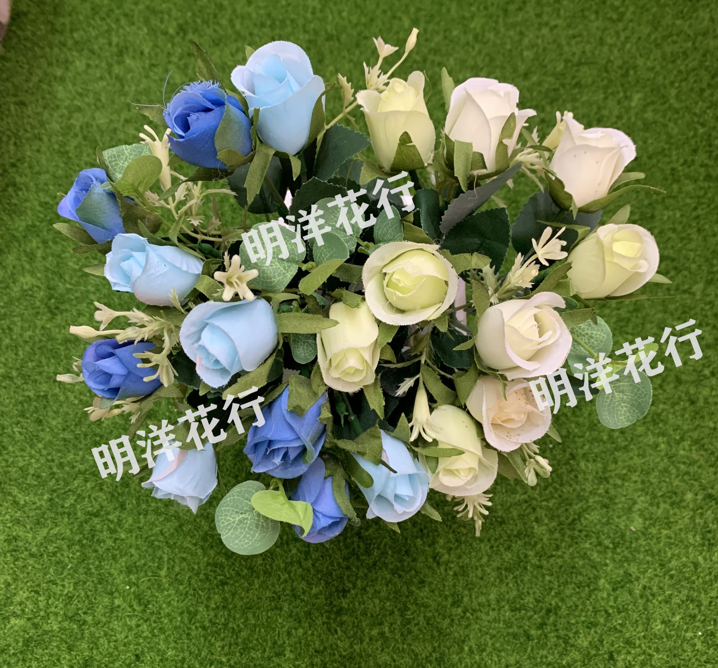 仿真玫瑰花/装束玫瑰花/假玫瑰花白底实物图