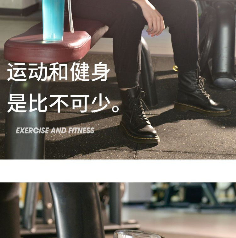 Direct-sale sports plastic water cup 580Ml portable anti-drop cup, fitness cup for male and female students at hand detail image 11