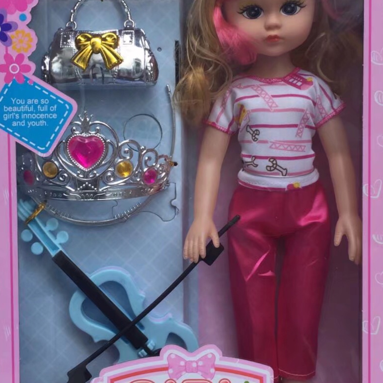 Box 18 inches fat baby doll. Accessory set. Mix and match your clothes thumbnail