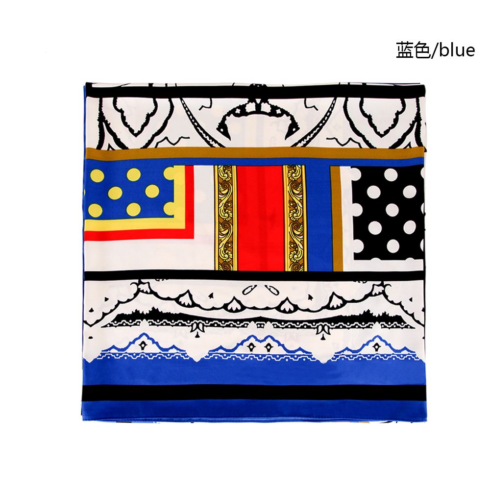 Manufacturers Supply Twill Silk Four Pieces Of Polka Dot Women's Scarf European And American Style Spring And Autumn Printed Scarf In Stock undefined