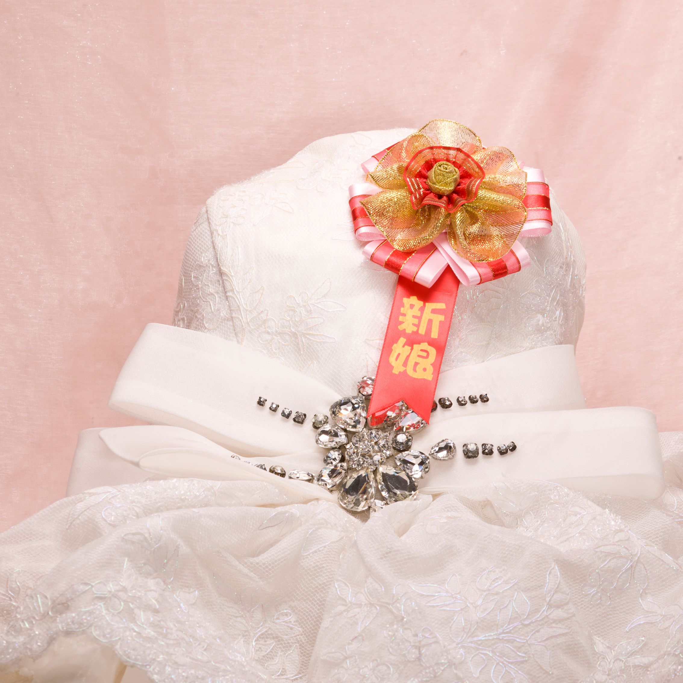 金色玫瑰花手工婚庆新郎新娘手腕花批发结婚胸花创意个性定制细节图