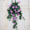 Artificial flower hanging, artificial azalea wall hanging, artificial rhododendron hanging, 90cm details Picture