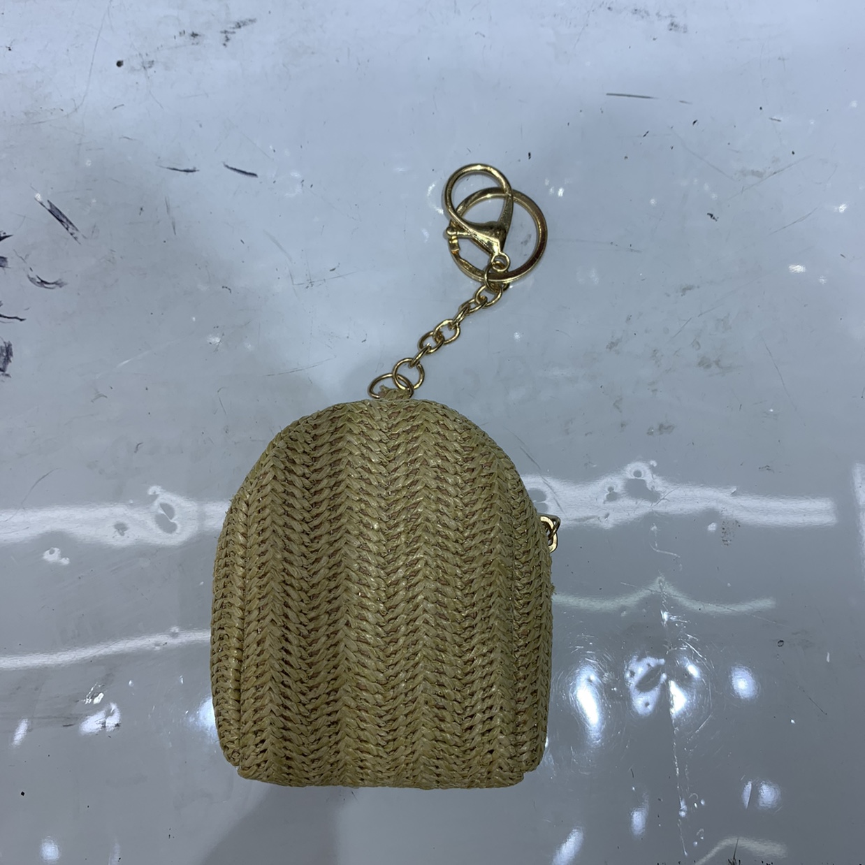 草编本色零钱包
