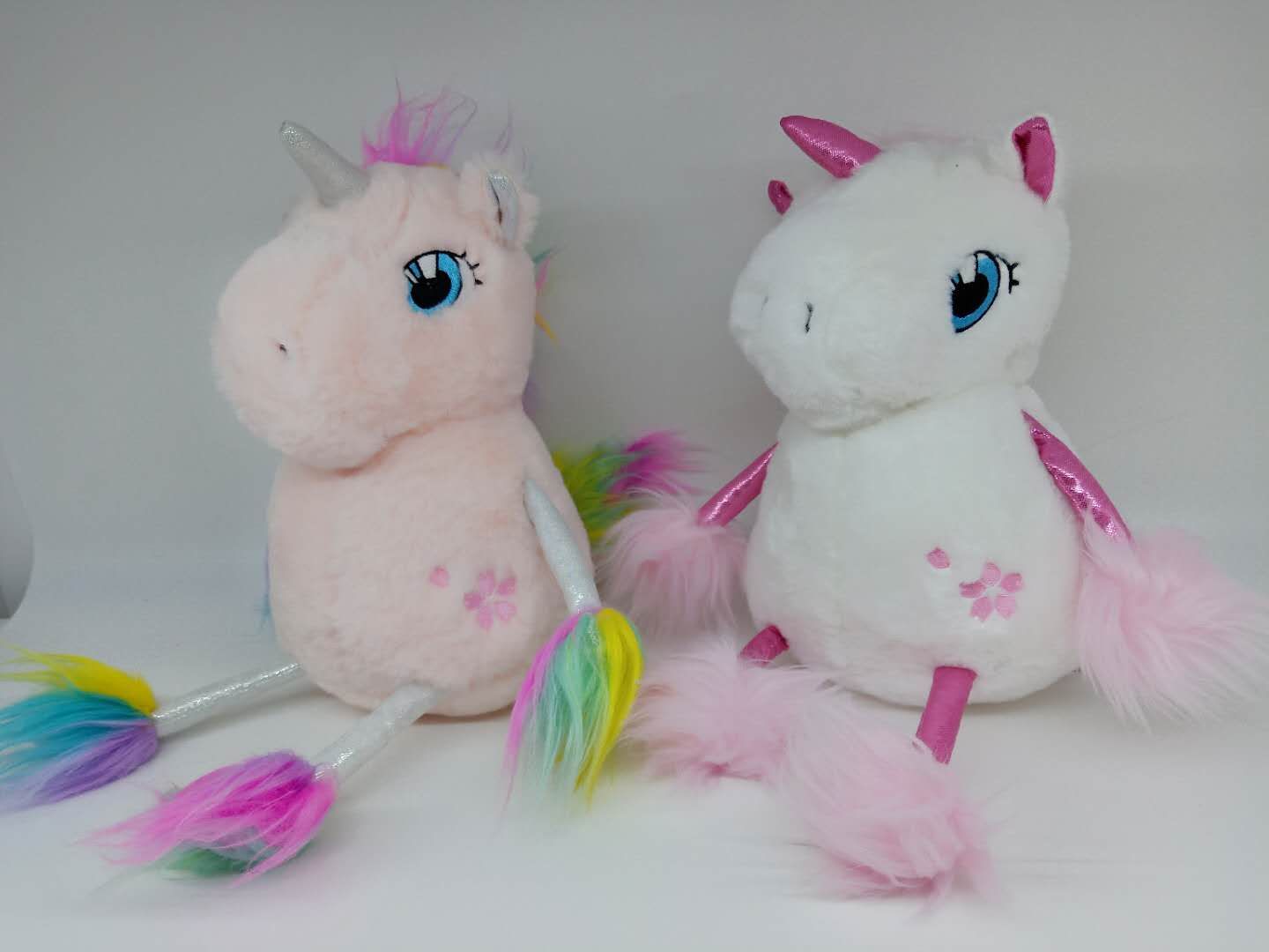 Colorful unicorn hair plush toy boutique plush toy