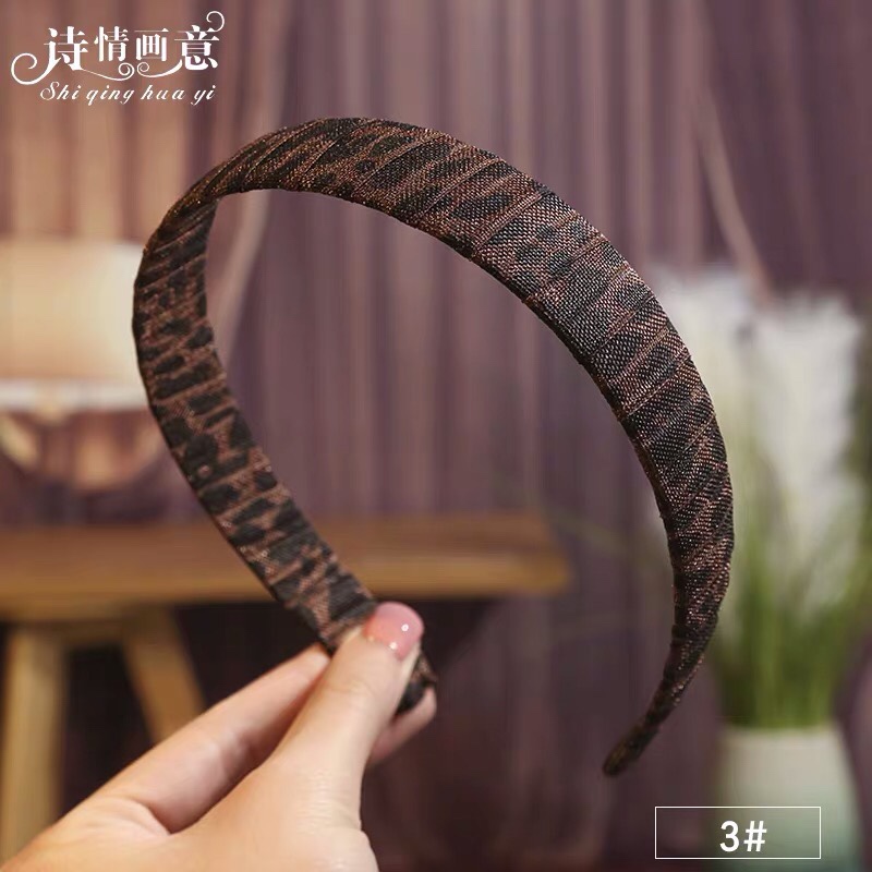 Japanese-style cute girl hair clips, leopard print headbands, hair strings, hair accessory edge clips, Korean hair clips, headaccessory clips