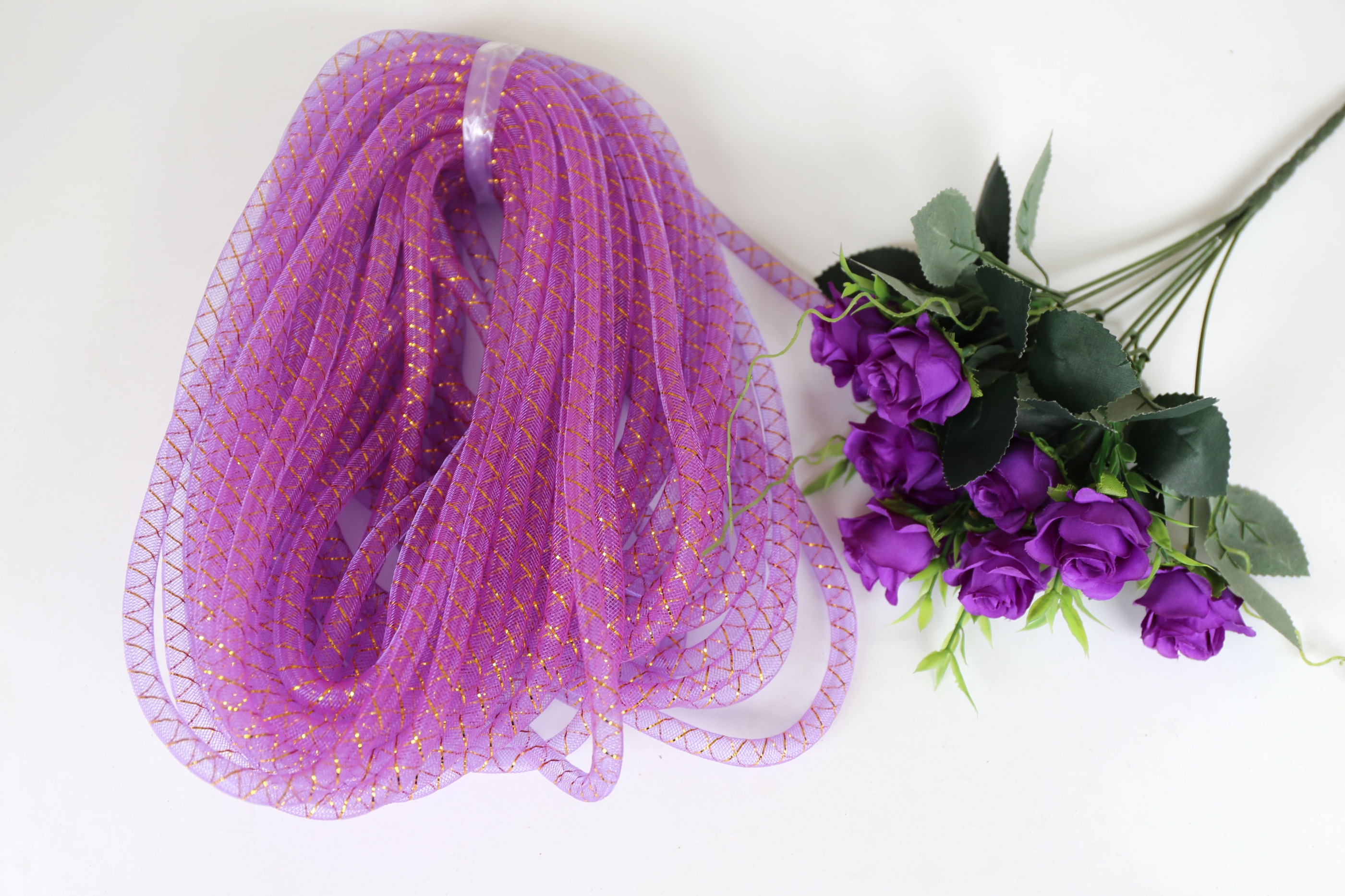 8Mm Mm Elastic Mesh Tube Elastic Nms Bracelet Necklace Acrylic Diamond Accessories Application Scenario