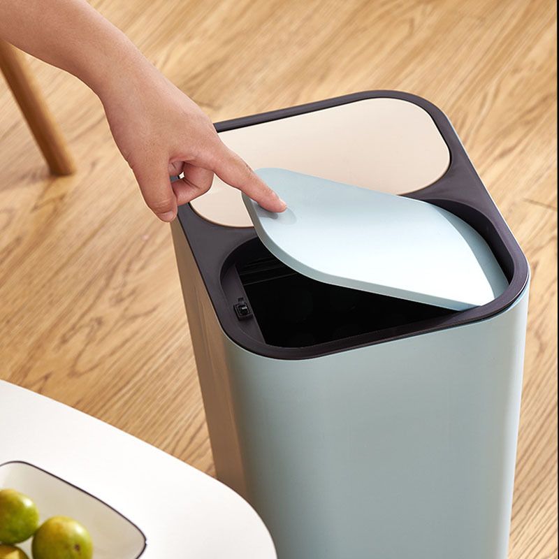 Direct-sale trash cans with dry-wet separation, creative LIDS for household kitchens and living rooms, Shanghai press-type small garbage bins details Picture
