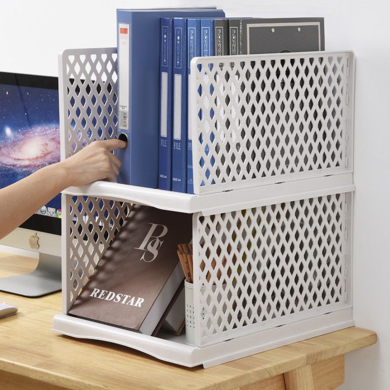 Tall large-sized plastic layered partition drawer wardrobe, storage rack, 42.5*33*25CM details Picture
