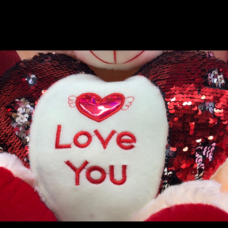 50cm tall, wearing a hat and holding an embroidered heart-shaped bear Item Picture