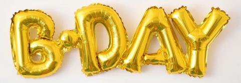 Conjoined BDAY aluminum film balloon festival party supplies manufacturers wholesale thumbnail