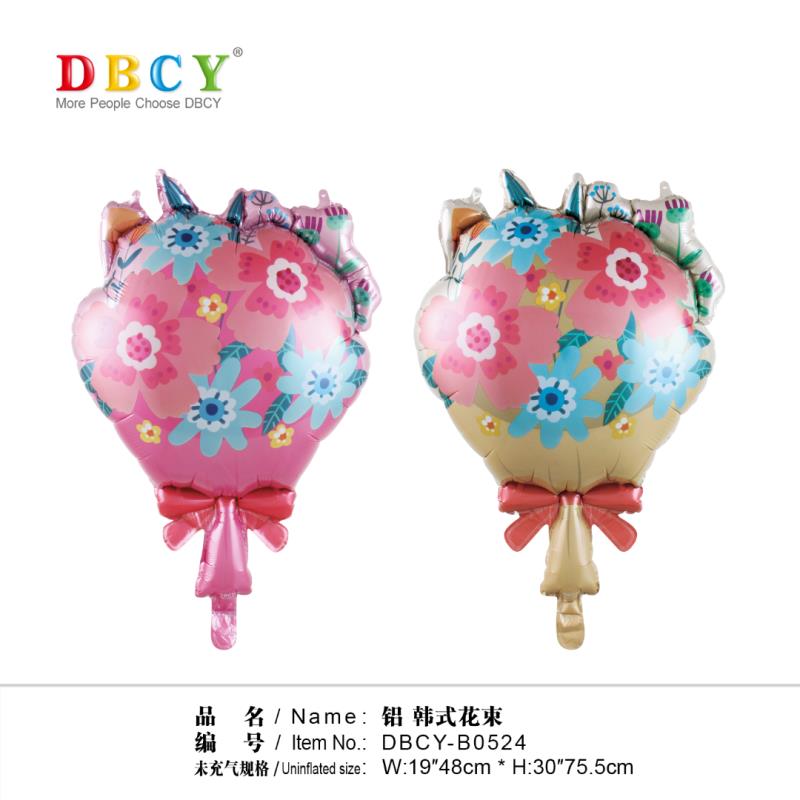 New Korean flower bouquet aluminum film ball aluminum foil balloon party decoration supplies wholesale manufacturers thumbnail