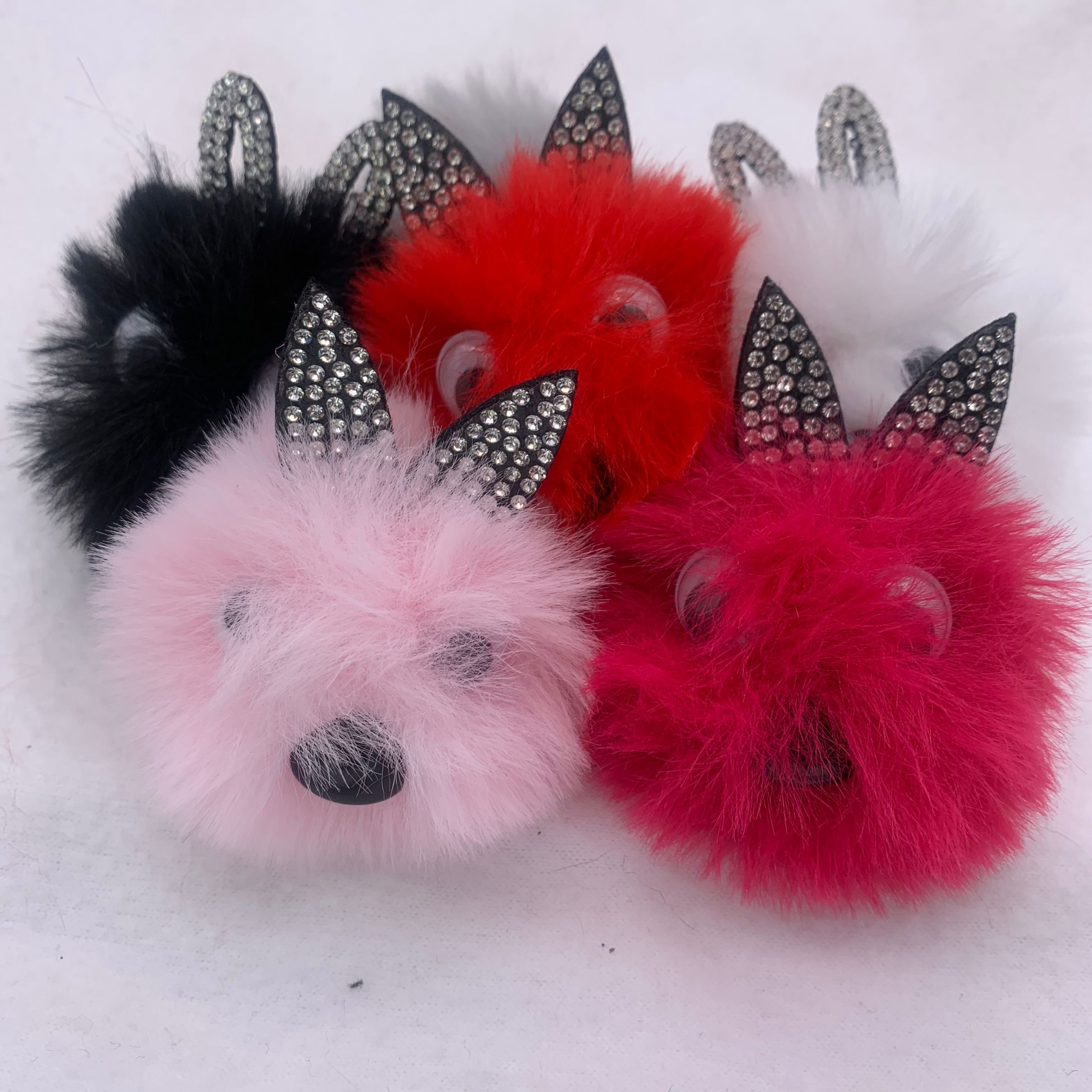 猫头挂件/钥匙扣/仿兔毛产品图