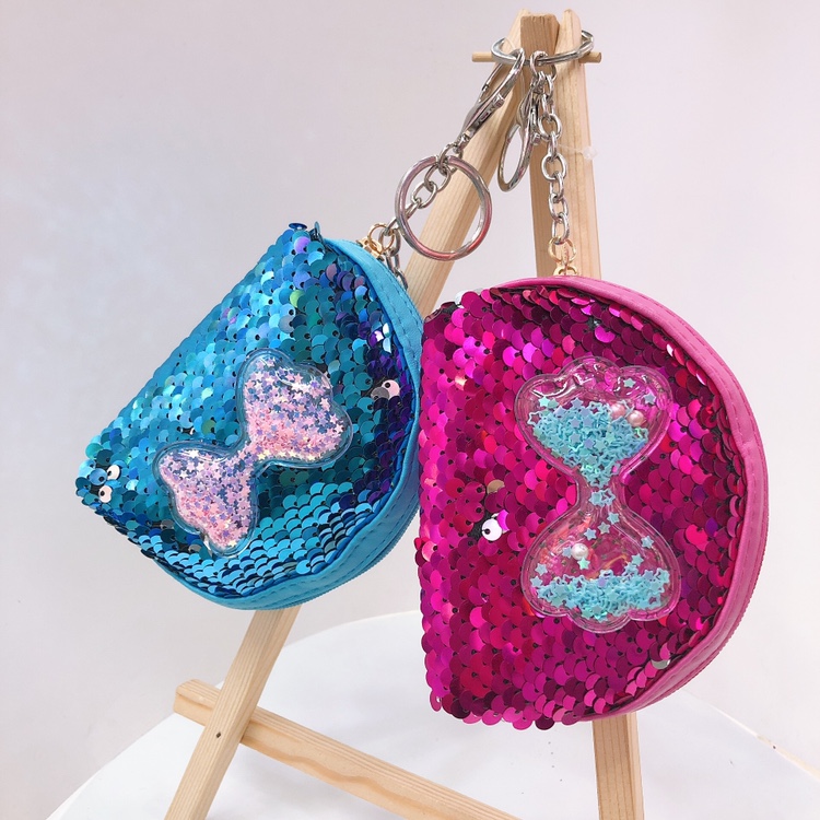 Glitter circle bag zero wallet cartoon foam patch thumbnail
