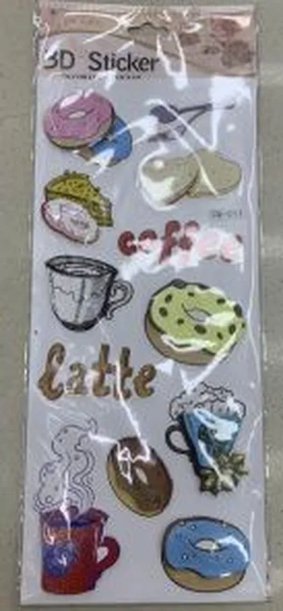 Yiwu Good Goods Jiahong Sticker Manual Three-Dimensional Paste 10*28Cm