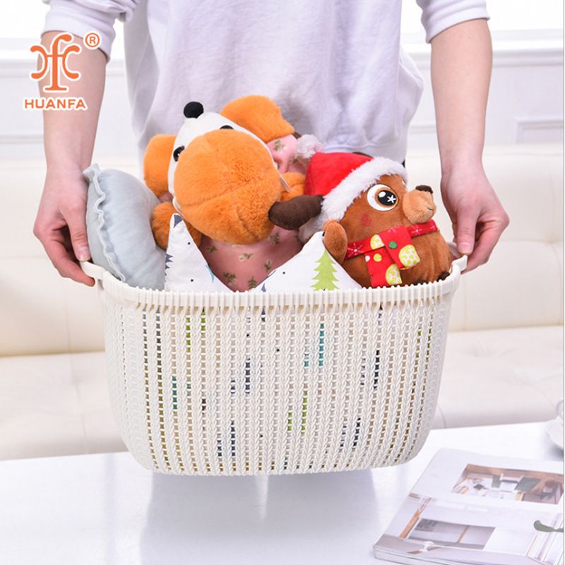 Direct selling tabletop cane basket kitchen clutter basket Snack toy toilet clothes basket