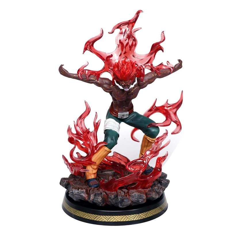 A fun and exciting "Naruto" GK Eight Gates Dunga - Matt Kai and Night Kai II Illuminated Statue Model Specification image