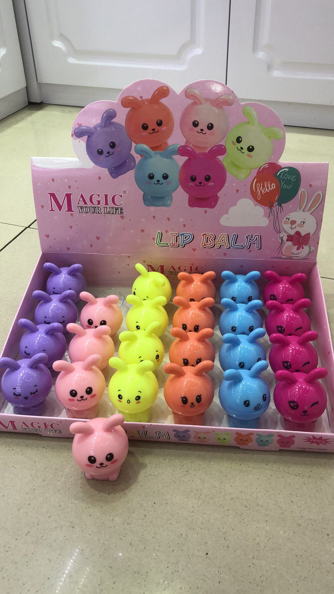 Cartoon cute lip balm, lip oil, lip care, facial pre-makeup care, beauty products factory direct sales undefined