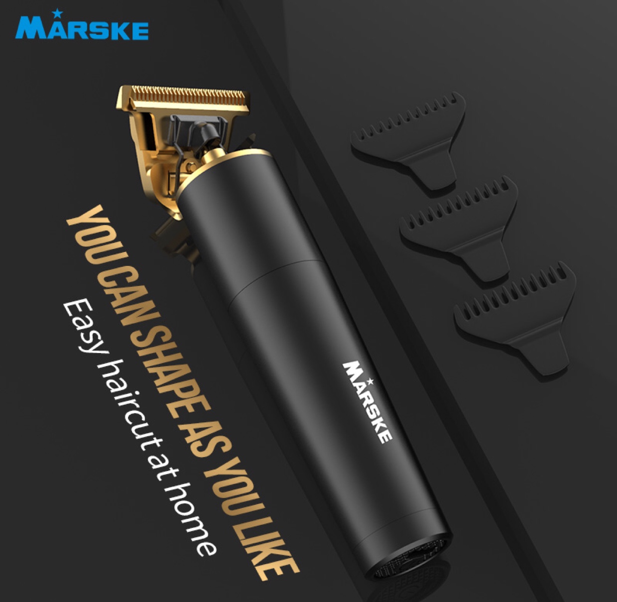 Marske-5017理发器男士油头剪电推剪充电式电动推子家用剃发跨境