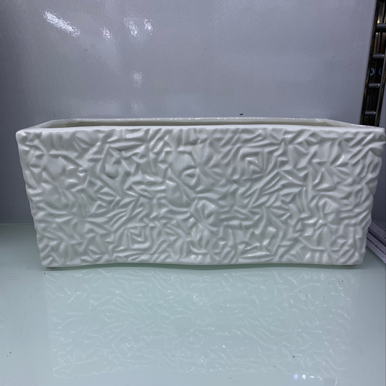 Large rectangular vase