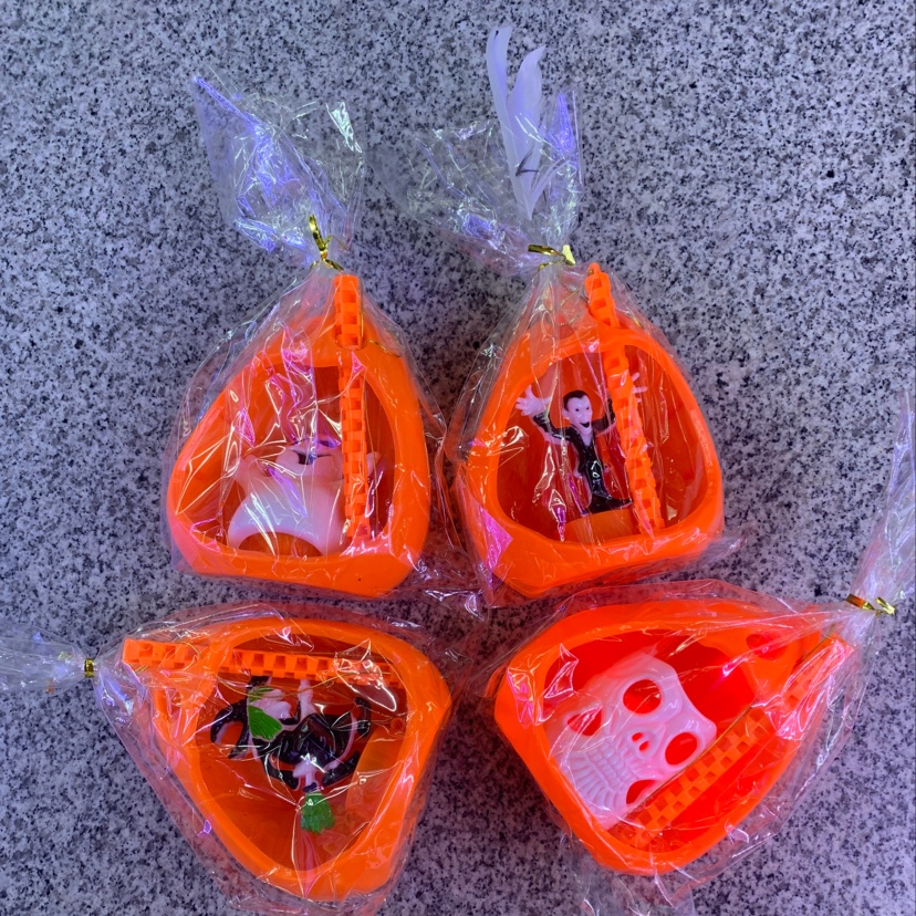 万圣节南瓜手提灯笼，万圣节道具图