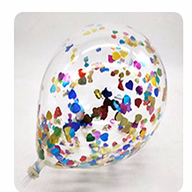 12寸2.8克五彩铝箔纸屑亮片气球  婚庆生日派对气氛布置装饰亮片气球详情图5
