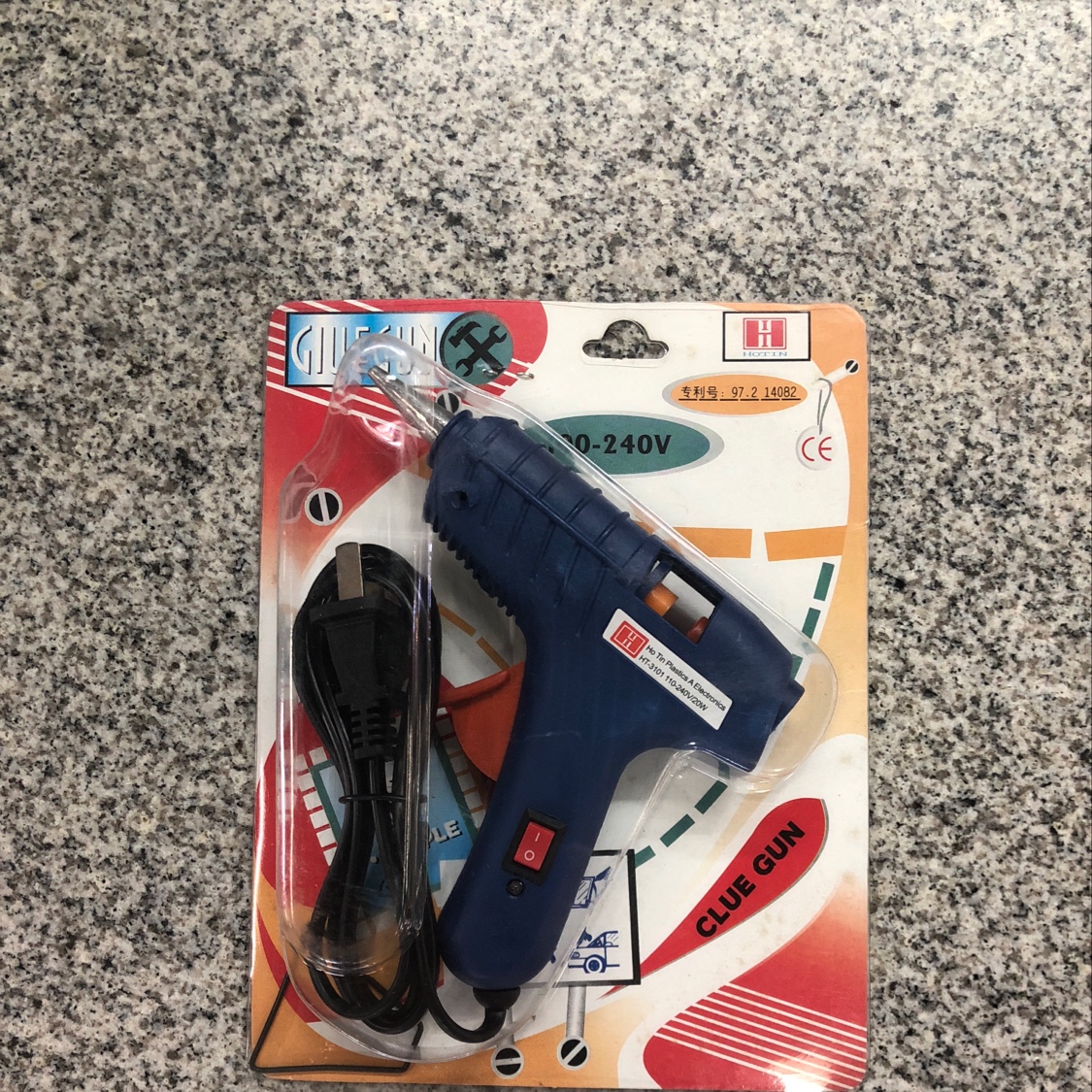 HT-3101 10W dark blue small glue gun DIY tool glue gun details Picture