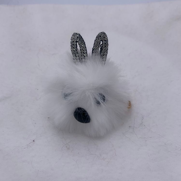 猫头挂件/钥匙扣/仿兔毛细节图