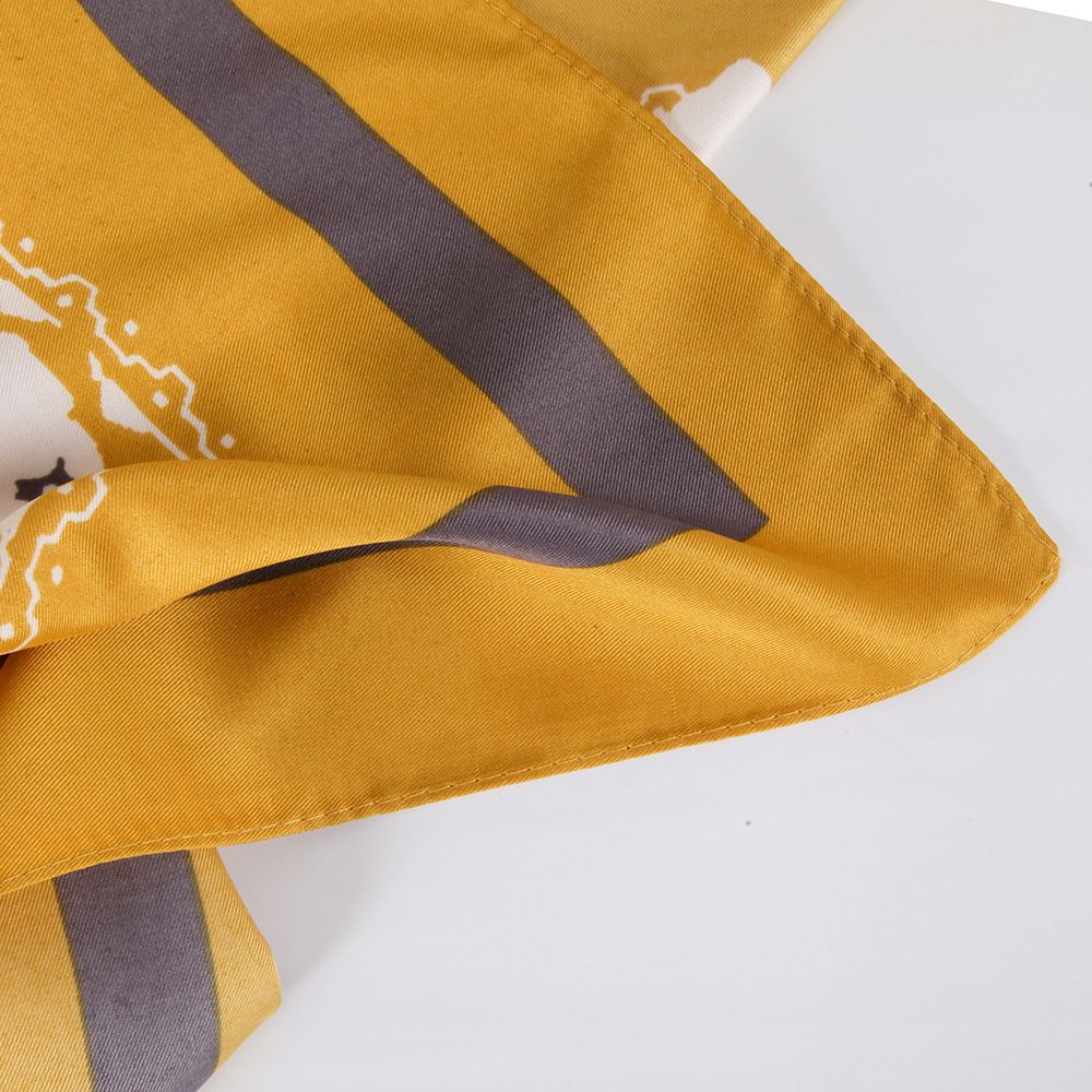 Manufacturers Supply Twill Silk Four Pieces Of Polka Dot Women's Scarf European And American Style Spring And Autumn Printed Scarf In Stock undefined