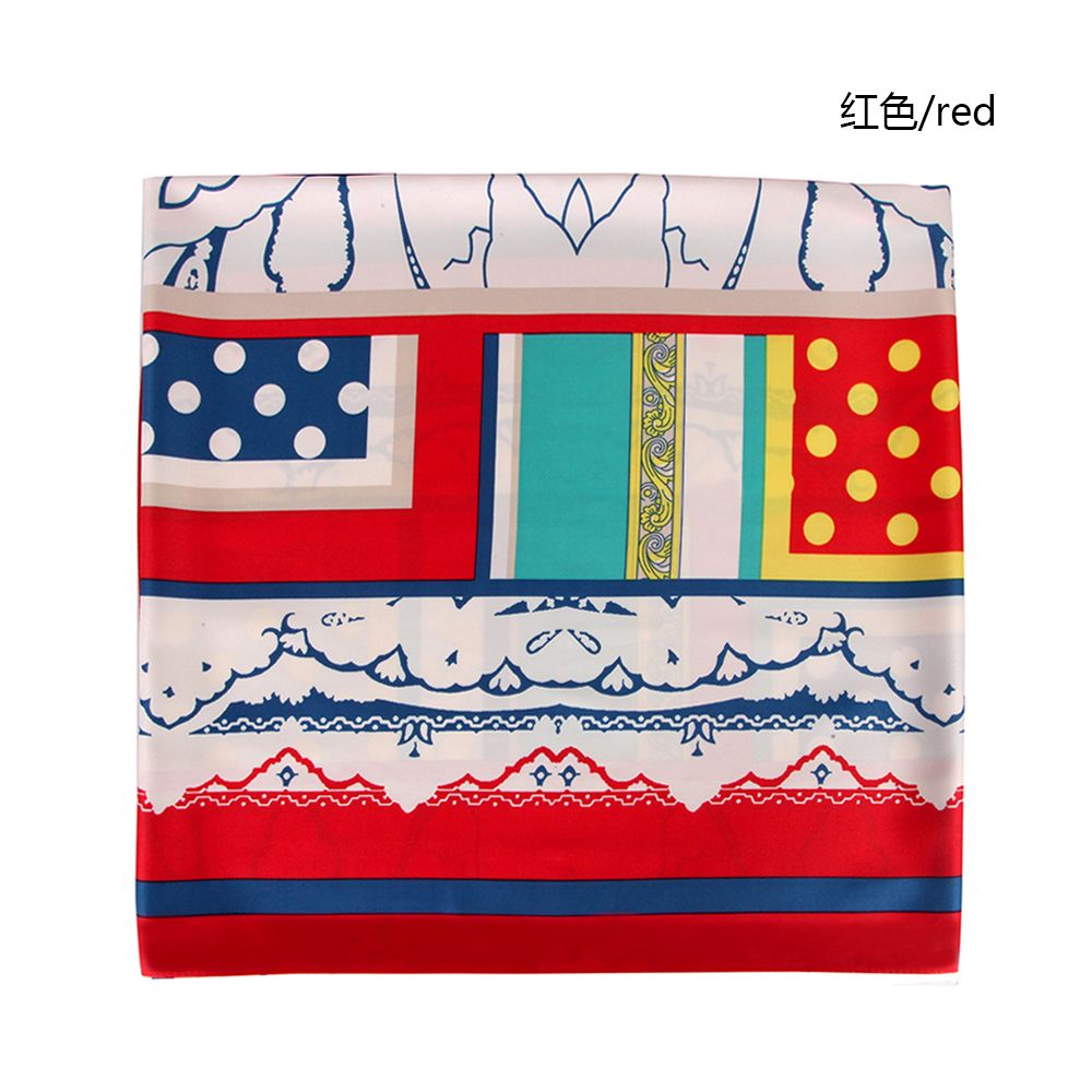 Manufacturers Supply Twill Silk Four Pieces Of Polka Dot Women's Scarf European And American Style Spring And Autumn Printed Scarf In Stock undefined