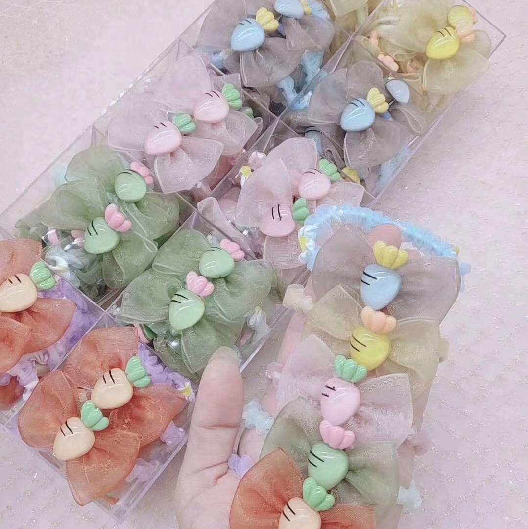 皮筋发圈发绳头绳儿童扎头发绑头发网红同款皮筋产品图