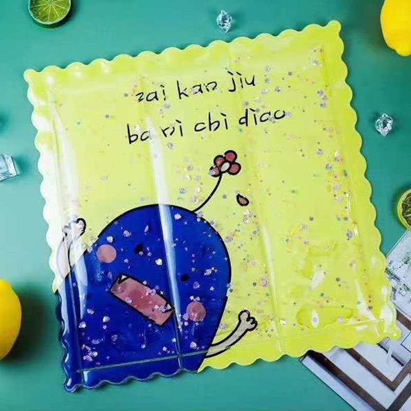 Direct sale of colorful smoothie ice pad student cartoon ice pad gel cushion car cool summer cool products