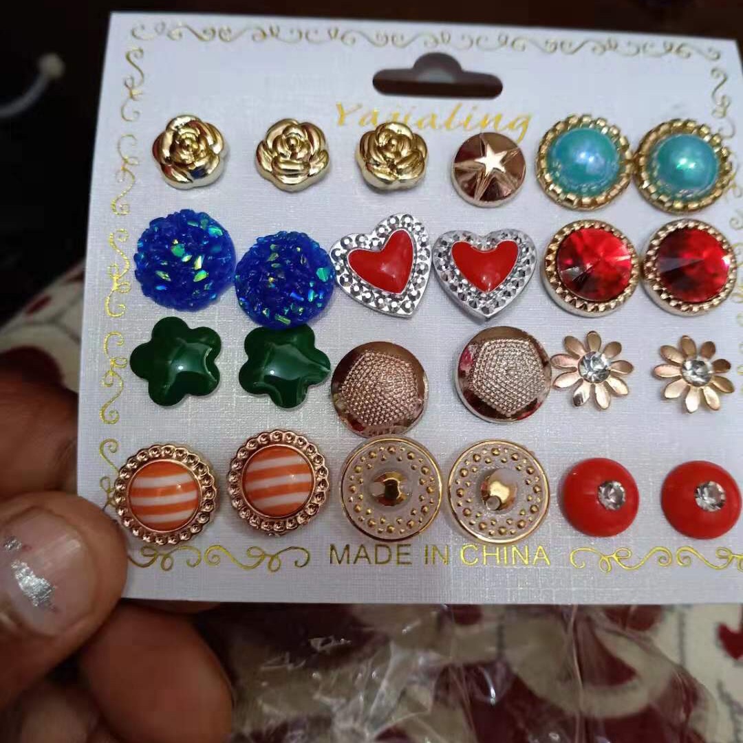 Mini mix earrings