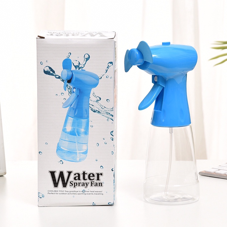 Water spray fan