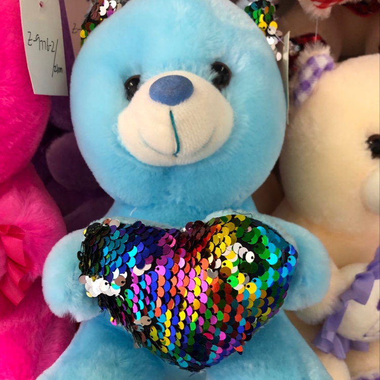 21cm colorful heart-hugging bear, 400 pieces each,0.45 cubic meters, 56 kg,3 to 5 colors