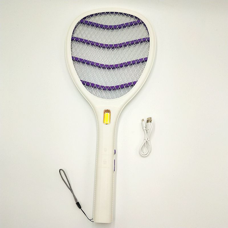 久根电筒 D-5001 锂电池充电电蚊拍带灯