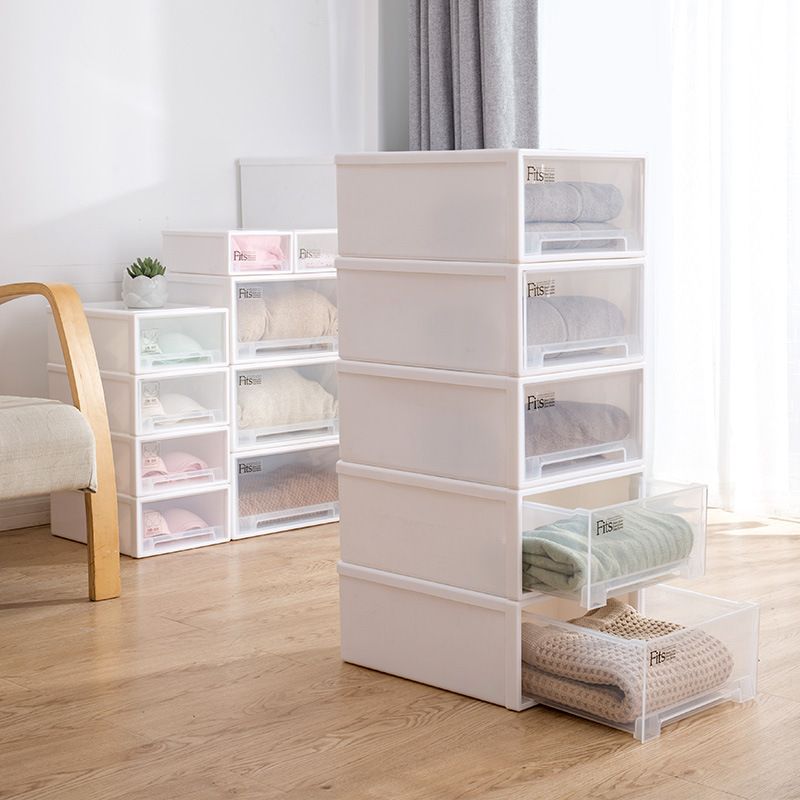 Size: 47.7*44.8*23 direct sales drawer-type underwear storage box, plastic wardrobe organization box, transparent underwear and socks, extra-large box 2205 Specification drawing