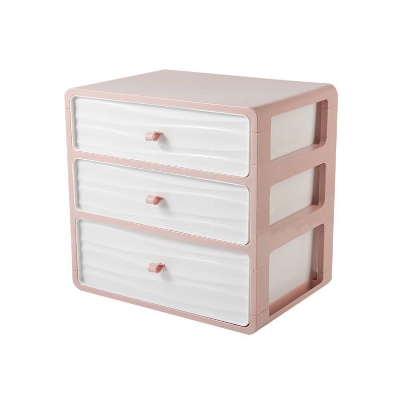 Direct-sale student dormitory drawer-type storage boxes, jewelry storage cabinets, and girls' cosmetics storage boxes Item Picture