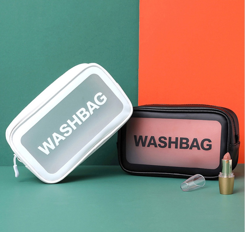 网红磨砂PVC洗漱包