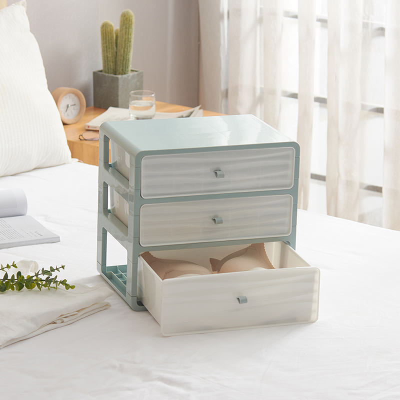 Direct-sale student dormitory drawer-type storage boxes, jewelry storage cabinets, and girls' cosmetics storage boxes Specification drawing