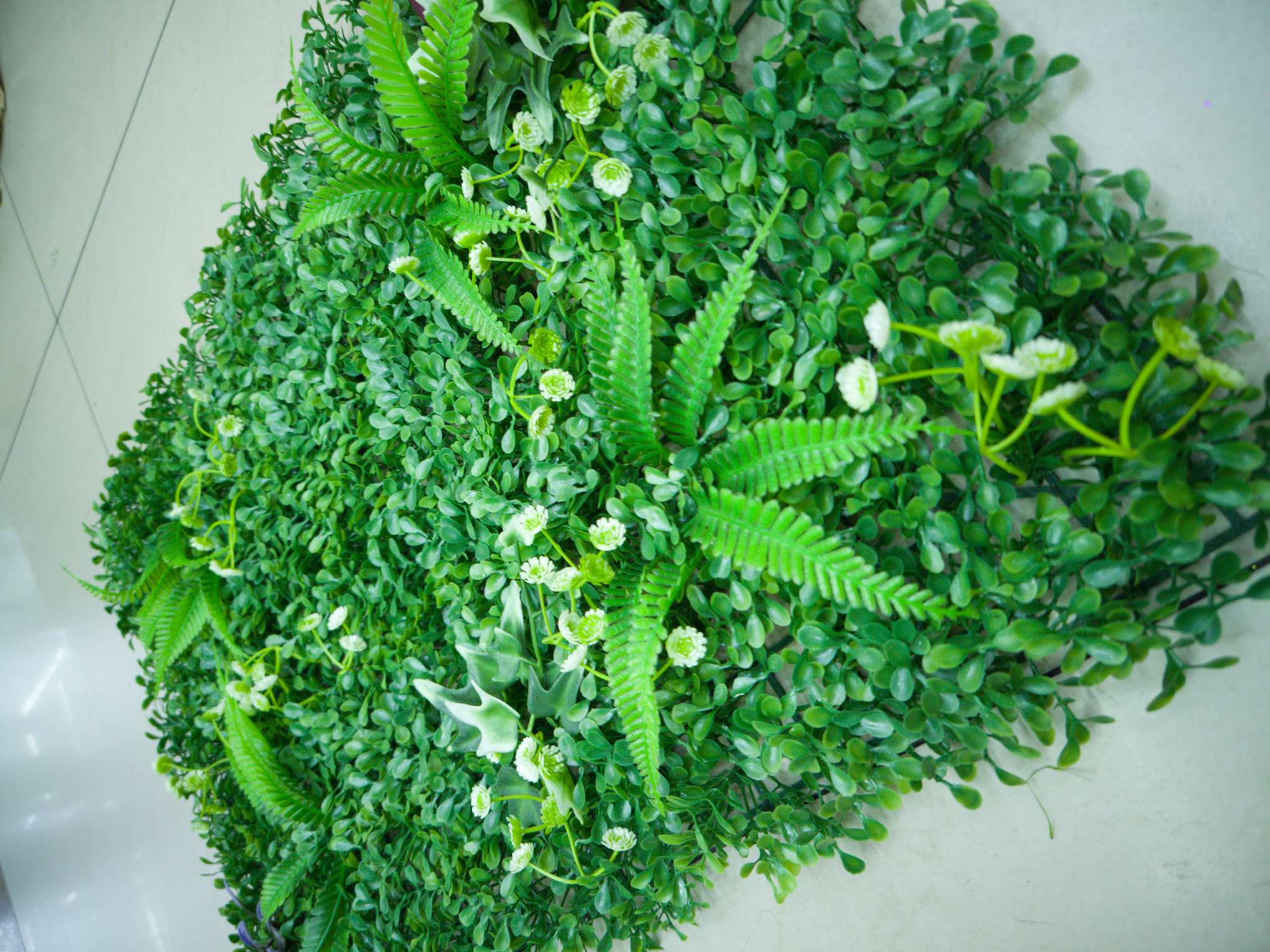 Artificial plant wall, green plant wall, plant wall, decorative wall, flower wall, background wall, interior decoration, balcony, storefront decoration 02 Item Picture