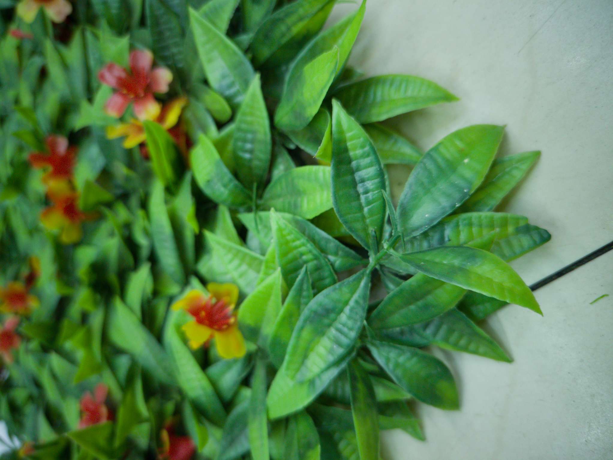 Artificial plant wall, green plant wall, decorative plant wall, flower wall, background wall, interior decoration, balcony, storefront decoration, high-quality artificial grass 04 undefined