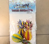 Hot stamping pineapple shape honeycomb ball