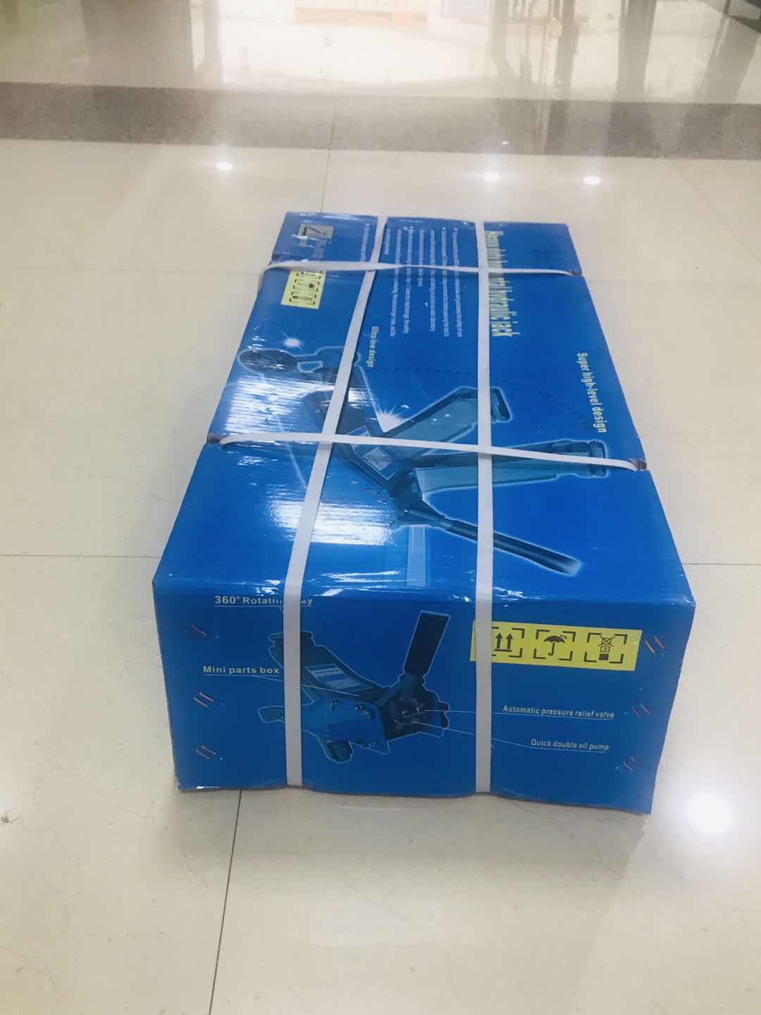 3T double-pump horizontal hydraulic jack for automotive maintenance equipment detail image 2