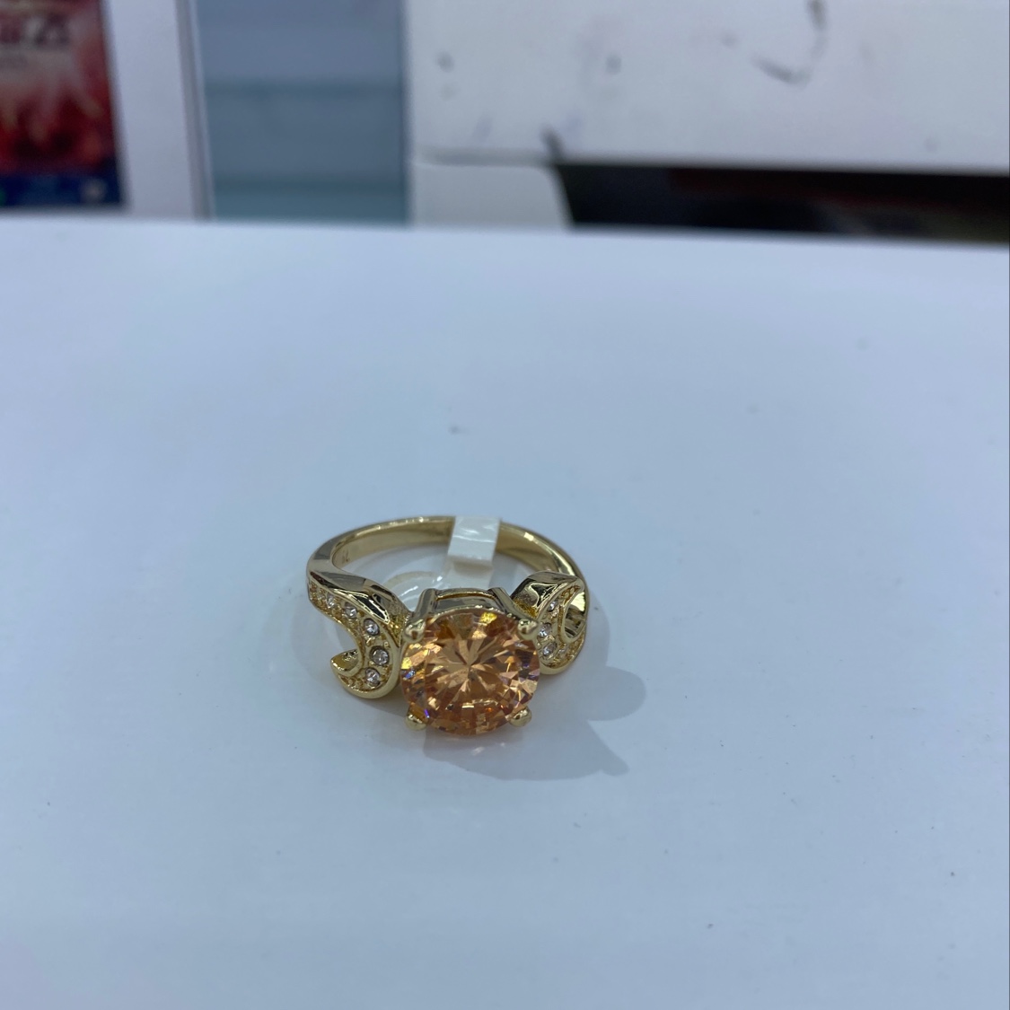 Zircon wedding ring thumbnail